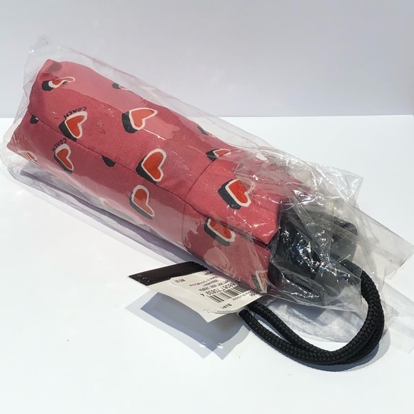 Coach Accessories - NWT Coach Mini Heart Print Umbrella